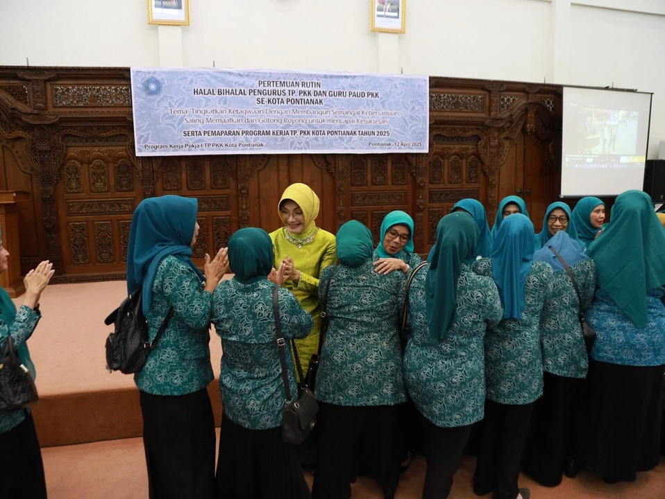 Pererat Solidaritas, TP PKK Pontianak Gelar Halalbihalal dan Paparkan Program