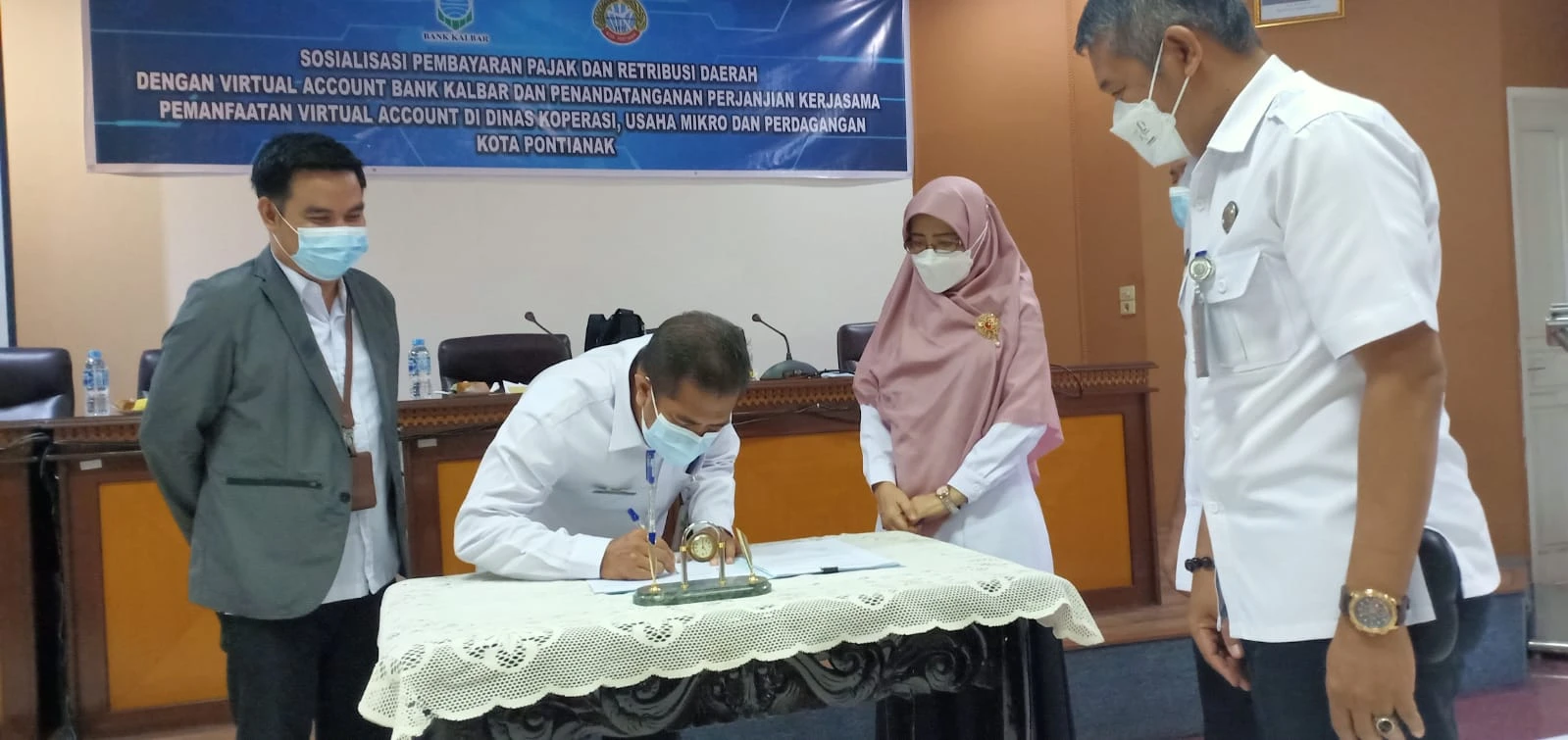 Bayar Retribusi Kios Cukup Lewat Virtual Account