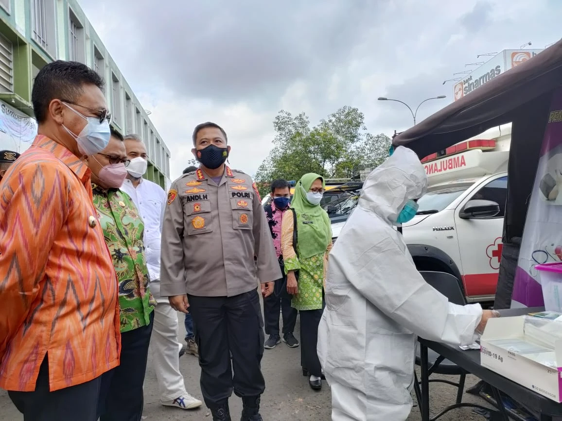 Bentuk Posko PPKM di Pasar Flamboyan, Bantu Upaya Tangani Covid-19