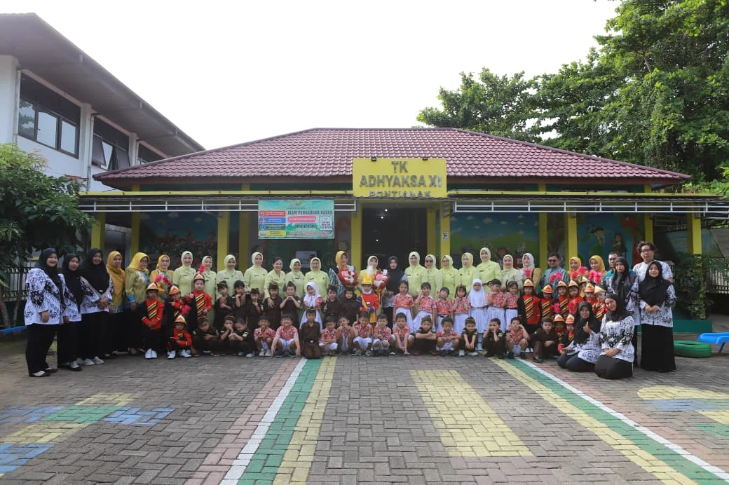 Kunjungi TK Adhyaksa XI, Bunda PAUD Dorong Pendidikan Ramah Anak
