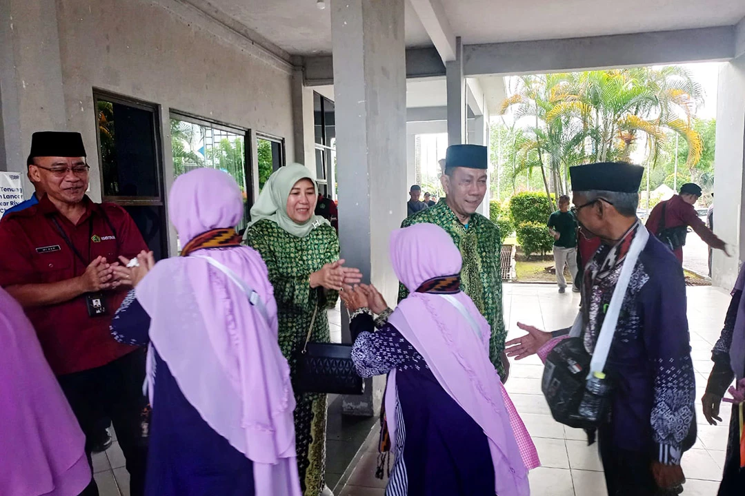 Zulkarnain Sambut 637 JCH Pontianak Sebelum Bertolak ke Tanah Suci