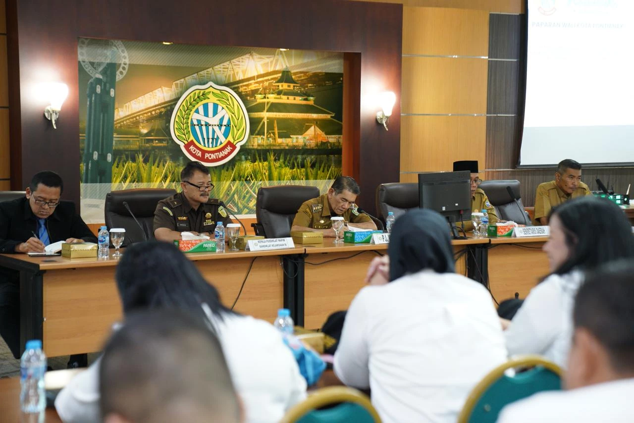 Peserta PKP Kejaksaan Studi Lapangan ke Pemkot Pontianak