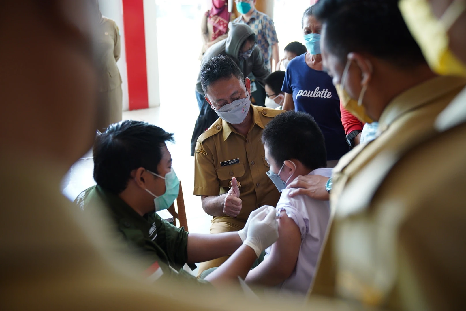 Vaksinasi Anak Mulai Digelar, Wako Minta Dukungan Orang Tua dan Guru