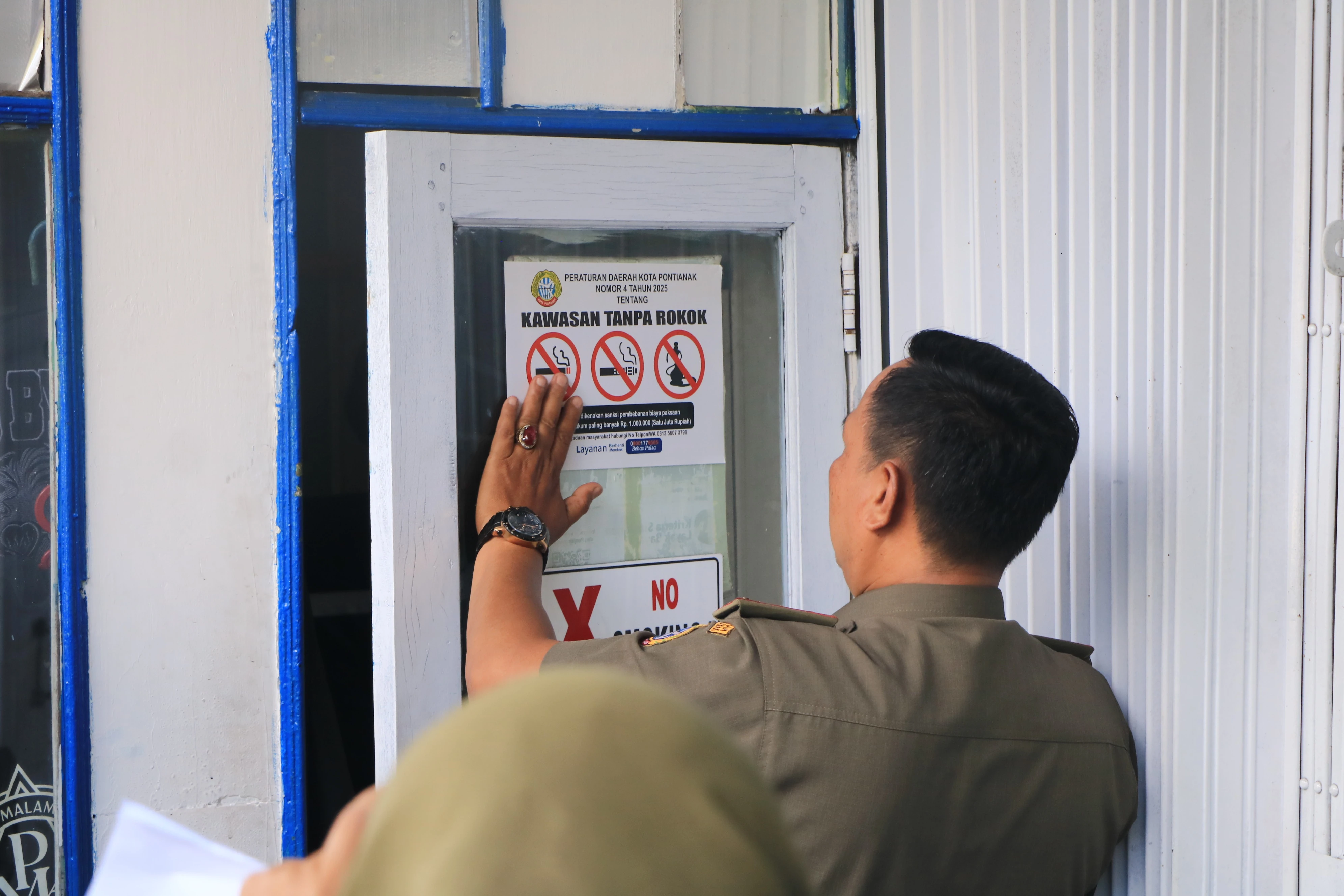 Pemkot Pontianak Sosialisasikan Perda KTR 2025 di Sejumlah Titik