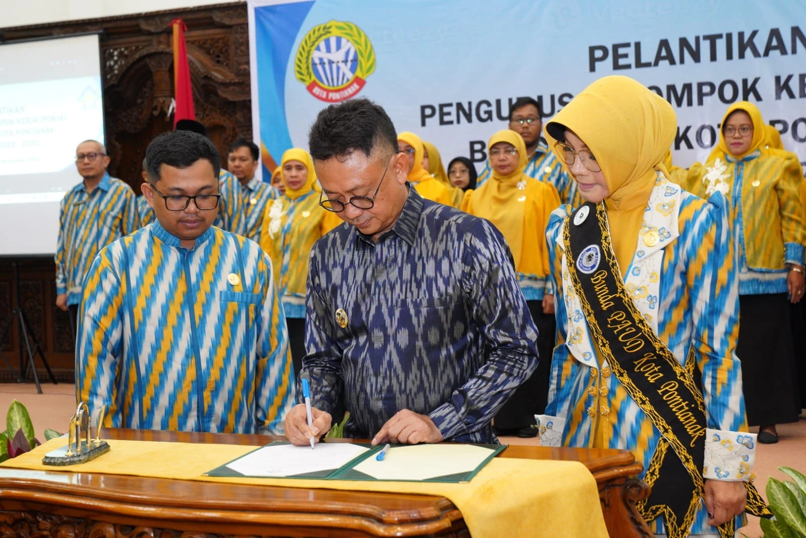 Lantik Pokja Bunda PAUD, Wako: Pastikan Anak Masuk PAUD