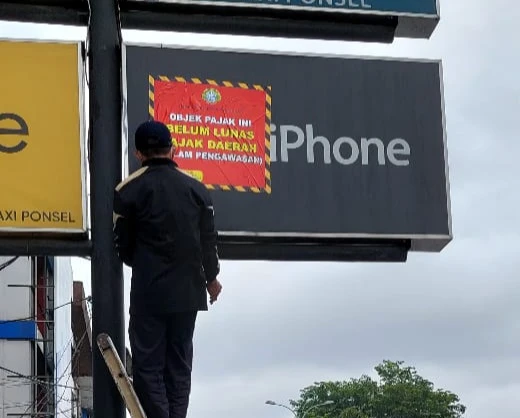 TPPD Tertibkan 52 Reklame Tak Bayar Pajak