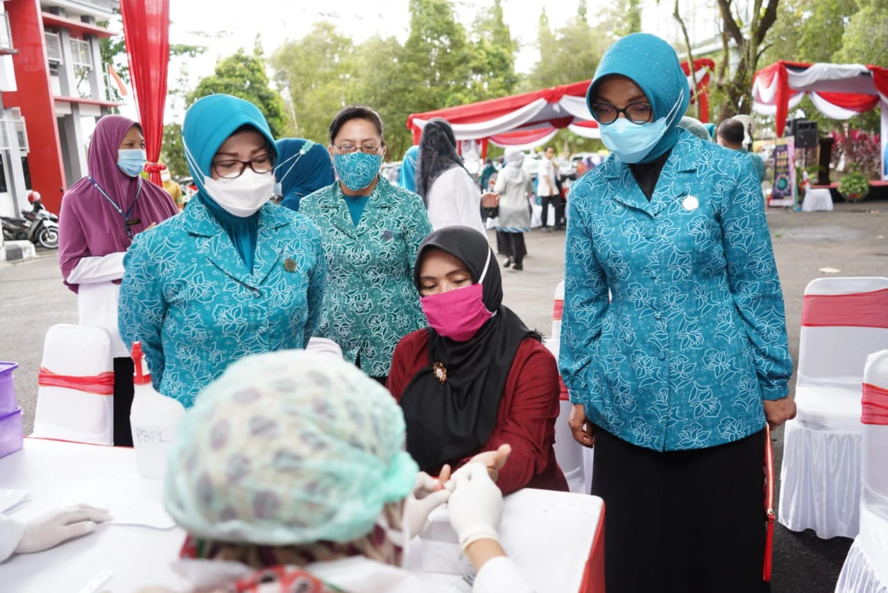 TP PKK Kota Pontianak Gelar Rapid Tes Gratis