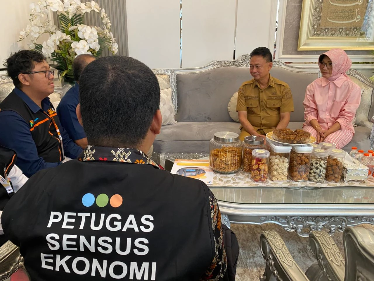 Sensus Ekonomi 2026 Dimulai, Wali Kota Edi Kamtono Ikut Didata