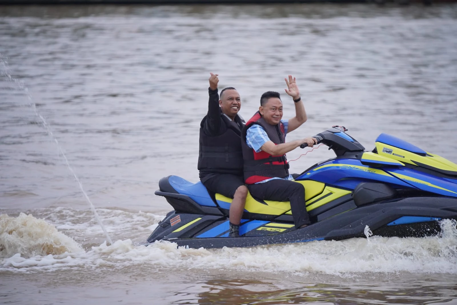 Edi Jajal Jetski di Sungai Kapuas, Dorong Potensi Wisata Air