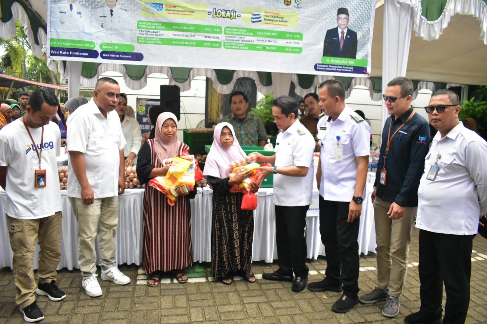 Pasar Murah Sambangi Pontianak Utara, Warga Antusias Serbu Bapok Murah