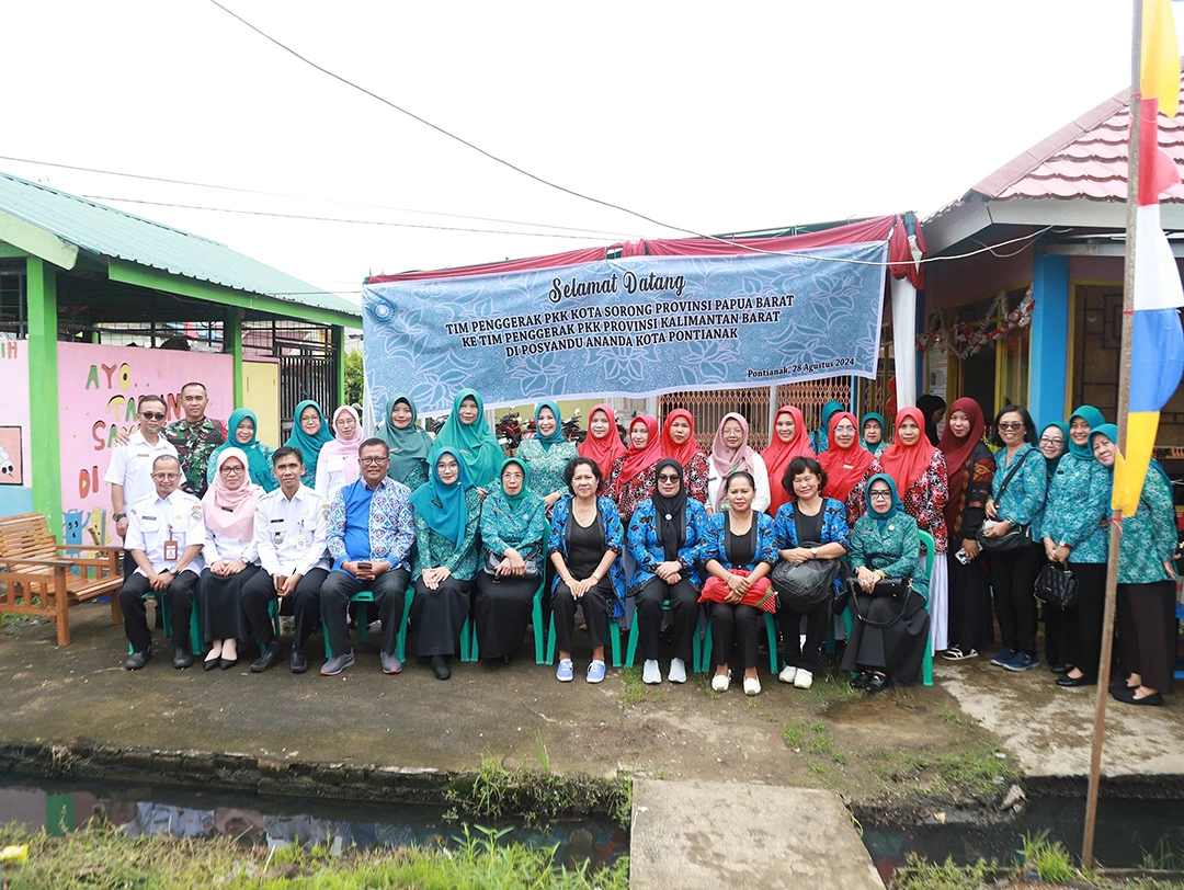 TP-PKK Kota Sorong Kunjungi Posyandu Ananda untuk Kaji Tiru