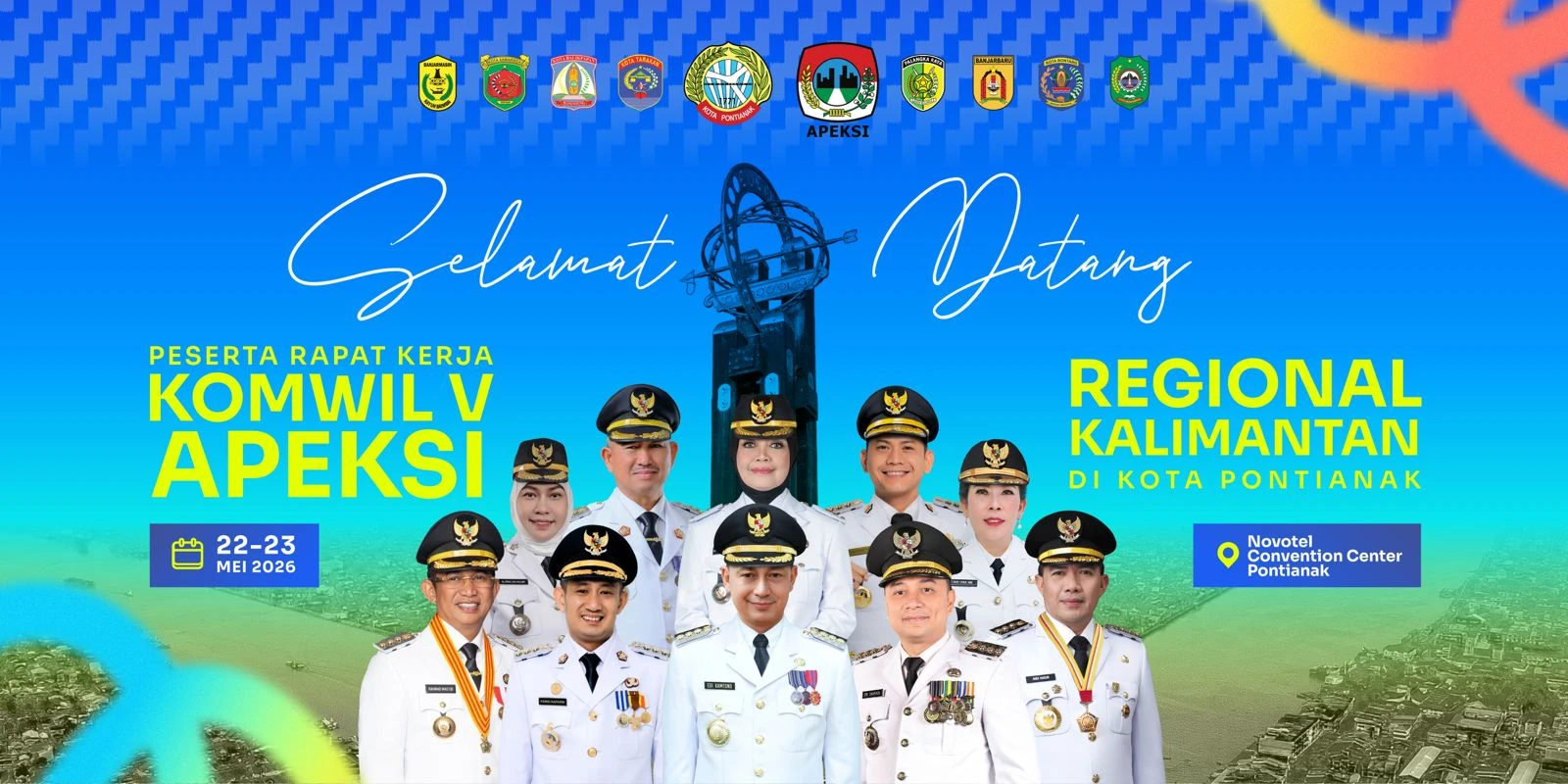 9 Wali Kota se-Kalimantan Berkumpul di Pontianak Bahas Kekuatan Fiskal Daerah