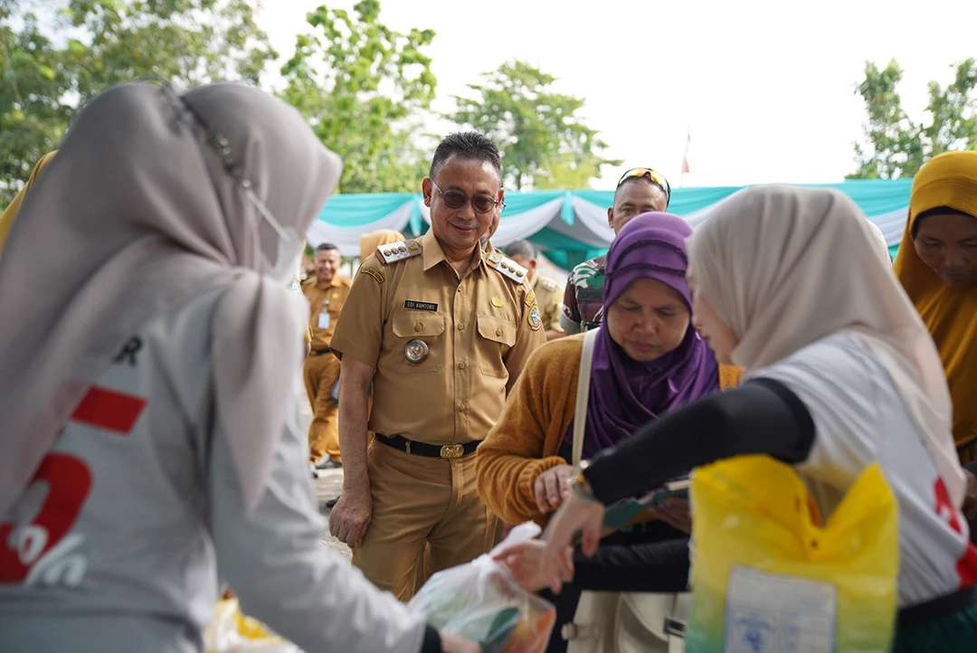 Pemkot Pontianak Gelar Pangan Murah di Aloe Vera Center