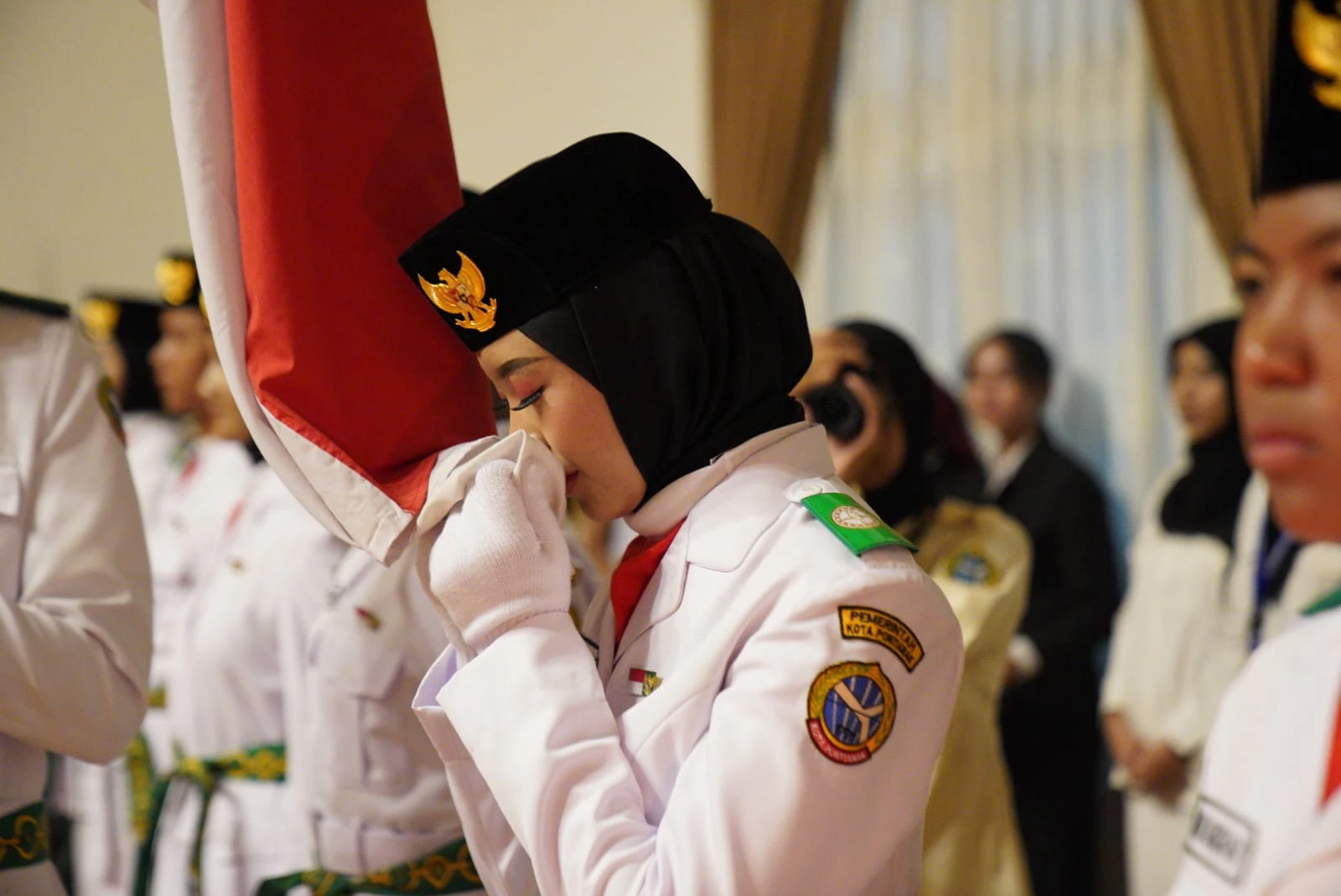 32 Paskibraka Dikukuhkan, Wali Kota : Tanamkan Nasionalisme dan Patriotisme