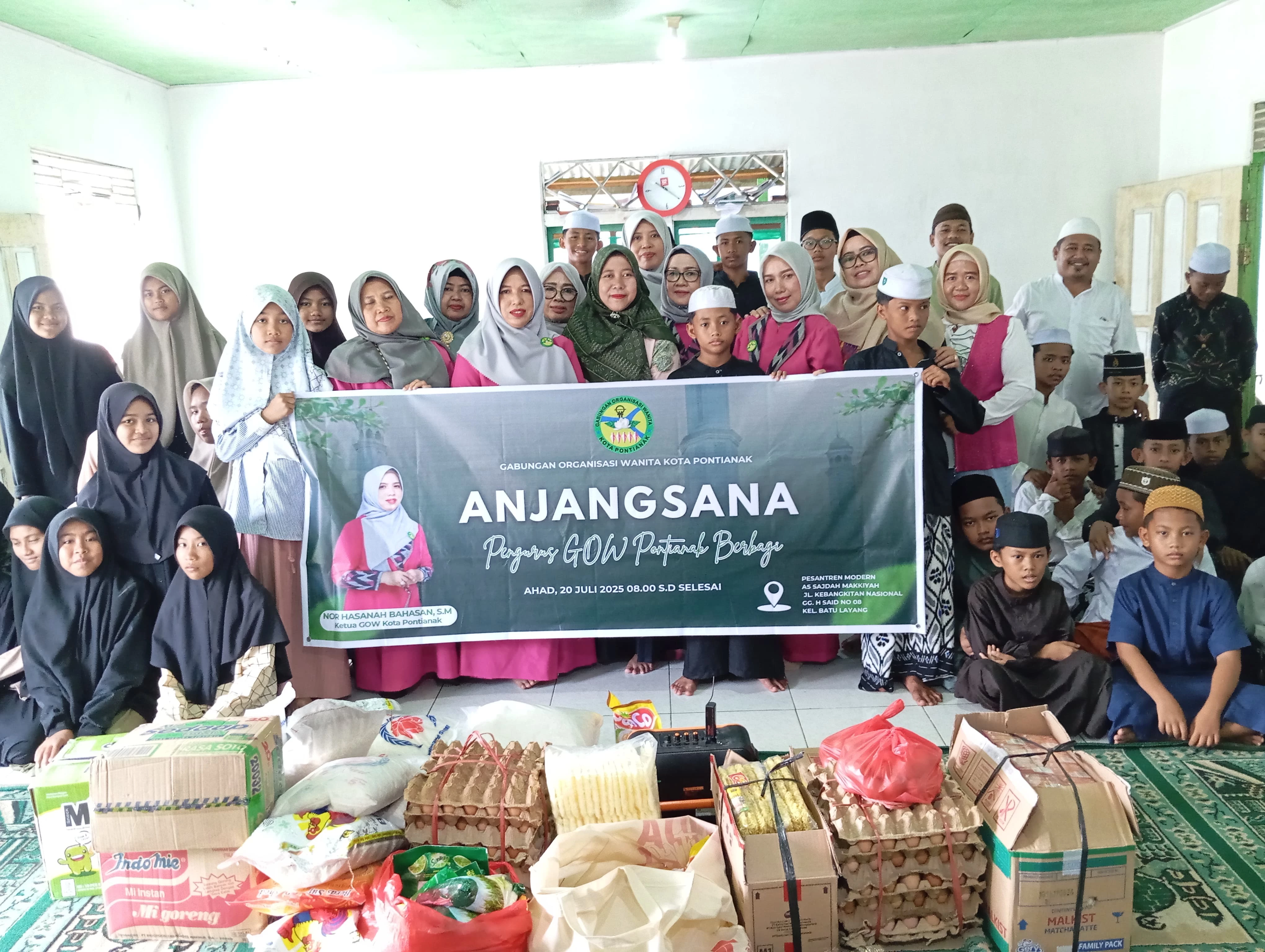 Aksi GOW Pontianak Berbagi di Ponpes As Sajdah Makkiyah Aksi GOW Pontianak Berbagi di Ponpes As Sajdah Makkiyah