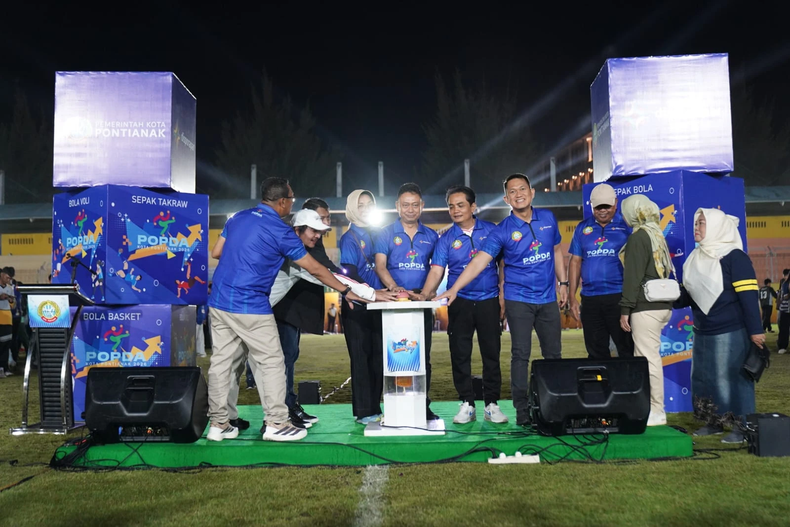 Laga Persahabatan Buka POPDA Pontianak 2026