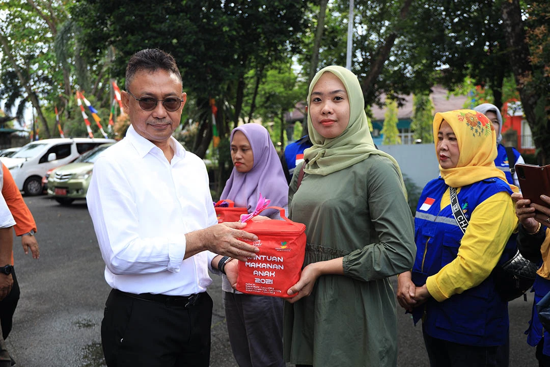 Nanda Bersyukur Terima Bantuan dari Pemkot Pontianak