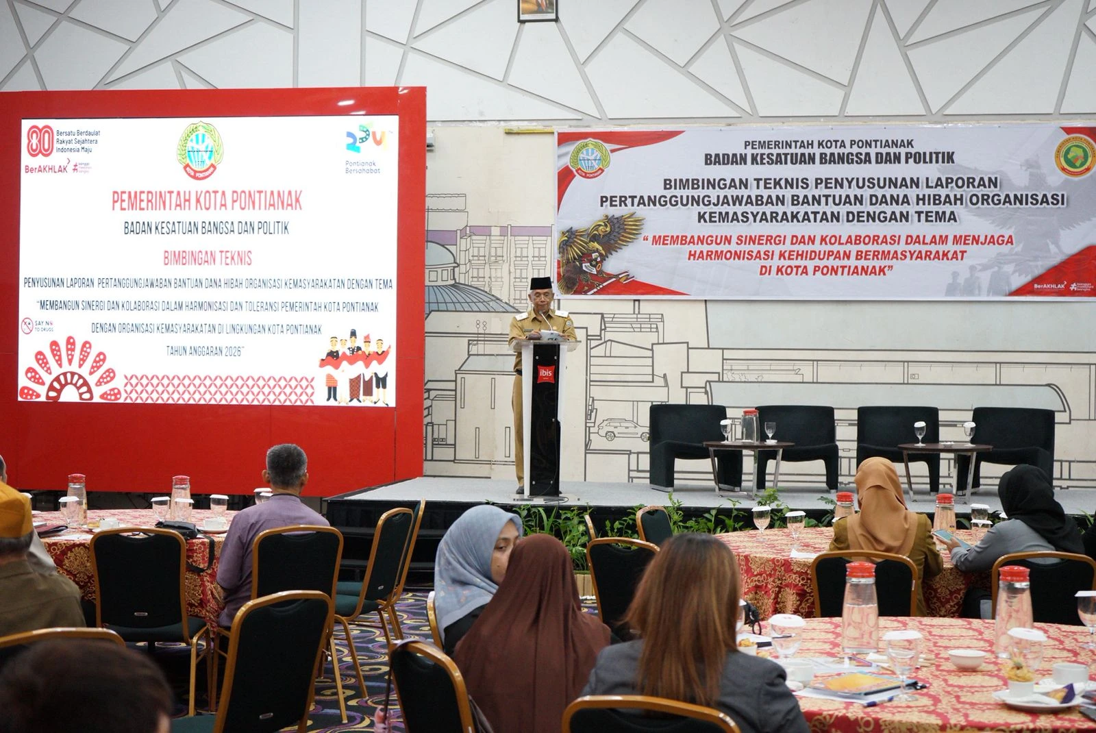 Bimtek LPJ Hibah Ormas, Sekda Tekankan Akuntabilitas dan Sinergi