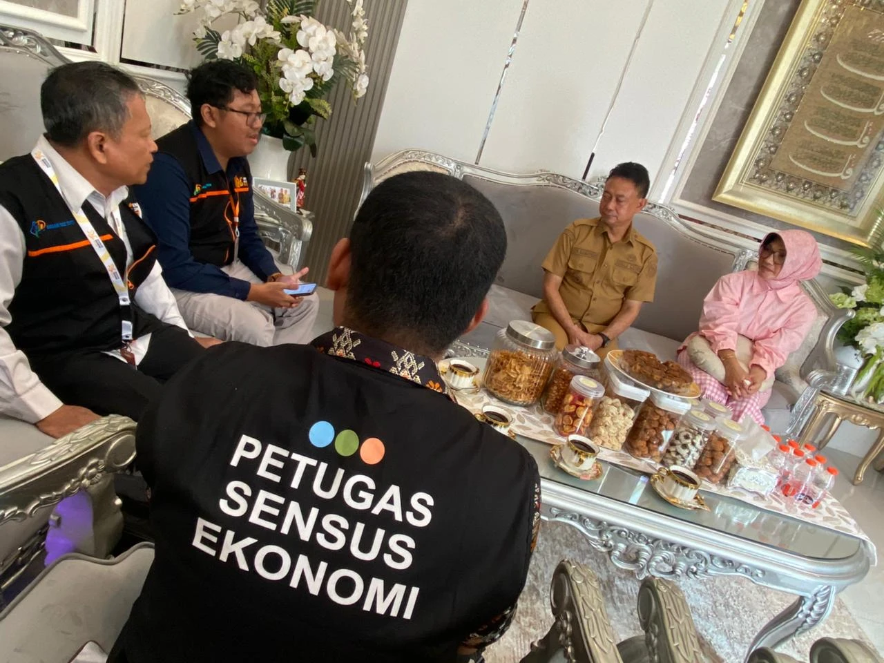 Sensus Ekonomi 2026 Dimulai, Wali Kota Edi Kamtono Ikut Didata